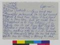 Letter to Gertrude Bass Warner [from Harvey Hame?]