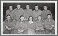 Cadets with seated women, circa 1940