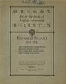 Biennial Report, Oregon State System of Higher Education, 1931-1932
