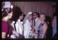 Bud Primie kissing the bride at a wedding, 1967