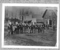 Band on 2nd Street in Corvallis, Oregon, 1887