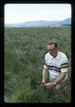 Don Hector in Manhattan ryegrass field, near Granger, Oregon, June 1972