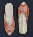 Sandals of braided and woven abaca fiber