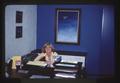 Dorothy Beaton at desk, Oregon State University, Corvallis, Oregon, 1976