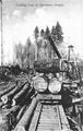 Loading logs at Clatskanie, Oregon