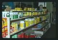 Pesticides on shelf at Pacific Supply, Tangent, Oregon, 1975