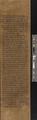 Torah scroll fragment containing Bamidbar - Numbers - 19:19-21:21 [001a]