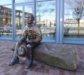 Eugene F. Skinner (sculpture), Eugene Public Library (Eugene, Oregon)