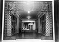 Ornamental iron work in Library lobby