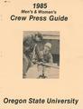 1985 Oregon State University Men's and Women's Rowing Media Guide