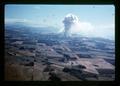 Aerial view of field burning, Oregon, September 1969