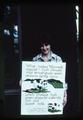 Deanna Dyksterhuis with Women for Agriculture poster, Oregon, 1979