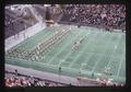 Oregon State University Marching Band in starting formation, Parker Stadium, Corvallis, Oregon, November 1973
