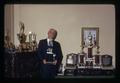 Victor Titoff posing with trophies, Corvallis, Oregon, November 1973