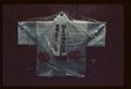 Origami, 'Happy coat', made from a napkin, 13.5 x 9.5 inches, made in 1978