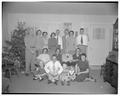 Journalism Christmas party, 1954