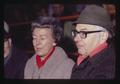 Jean Popovich and Milosh Popovich at football game, Oregon State University, Corvallis, Oregon, 1973