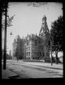 West Side High School, Portland, with Morrison St. in foreground.