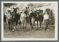 Four women with horses, circa 1930