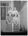Future Homemakers of America members, March 1954