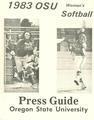 1983 Oregon State University Women's Softball Media Guide