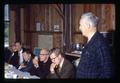 T. J. Starker speaking at luncheon, Corvallis, Oregon, circa 1971