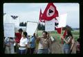 Chicano strawberry workers picketing North Willamette Experiment Station, Oregon State University, Aurora, Oregon, circa 1972