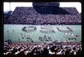 Oregon State University Marching Band in formation at Parker Stadium, Corvallis, Oregon, circa 1969