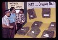 Hay exhibit, Oregon State Fair, Salem, Oregon, circa 1971