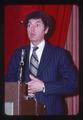 William Boyd, president of the University of Oregon, speaking at Oregon State University, Corvallis, Oregon, April 1976