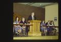 Mr. Pyle introducing Dr. McKeever at Kiwani prayer breakfast, Oregon, 1988