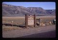 Abert Rim sign, Oregon, 1970