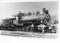 2-8-2 Baldwin locomotive #1 with train crew
