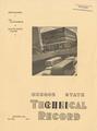 Oregon State Technical Record, January 1940