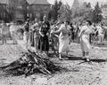 "Burning of the Green" Freshman beanies ceremony