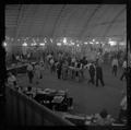 Attendee campground by Parker Stadium, American Institute of Biological Sciences national convention, August, 1962