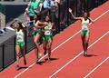 Women's 4 x 100 relay team, 2012