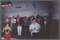 John Byrne dances at the annual Hawaiian student night, circa 1988