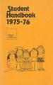 Student Handbook, 1975-1976
