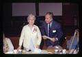 Mrs. Spinning receiving recognition from Rusty Brewer at Oregon Water Resources Congress, Hermiston, Oregon, circa 1973