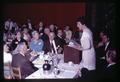 Marie Bussard speaking at alumni seminar, Oregon State University, Corvallis, Oregon, 1968