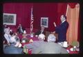 Oregon State University Vice President Clifford Smith speaking at Triad Club meeting, Corvallis, Oregon, March 1979