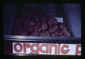 Organic potatoes at store, Oregon, circa 1971