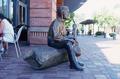 Eugene F. Skinner (sculpture), Eugene Public Library (Eugene, Oregon)