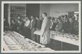 Ernest Wiegand and Thomas Onsdorff directing canned berry tasting, circa 1940