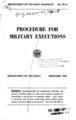Procedure for Military Executions