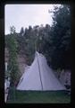 Tipis at Wasco County Fair, Tygh Valley, Oregon, 1968