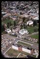 Aerial view of Oregon State University -- east campus and surrounding neighborhoods, Corvallis, Oregon, April 7, 1969