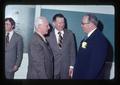 James Jensen, Robert MacVicar, and J. Ritchie Cowan at reception for Cowan, Corvallis, Oregon, 1976