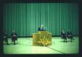 Speaker at Oregon State University, Corvallis, Oregon, 1970